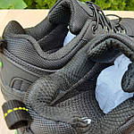 Чоловічі кросівки Merrell Vibram Cordura (чорні із салатовим) модні зимові кросівки 3935 Мерреллтоп, фото 10