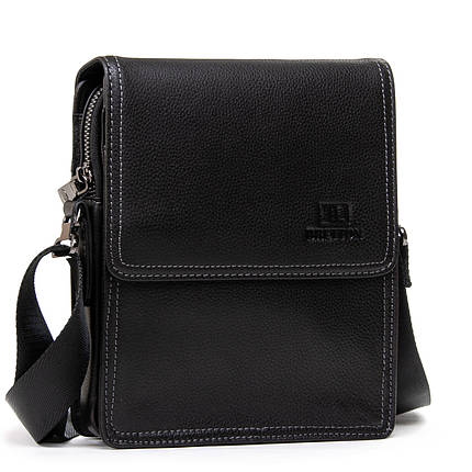 PODIUM Сумка Чоловіча Планшет шкіра BRETTON 1645-6 black, фото 1