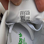 Чоловічі демісезонні кросівки Adidas Samba (білі з чорним) стильні повсякденні кроси 11017 Адідас топ, фото 3