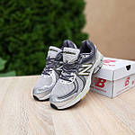 Чоловічі кросівки New Balance 860 (сірі із салатовим) легкі зручні спортивні кроси О11030 top, фото 3