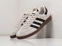 Мужские кроссовки didas Spezial HandBall Light Grey (светло-серые) спортивные замшевые легкие кроссы 1189TP