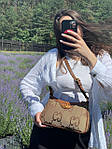 Жіноча сумка Gucci Aphrodite Shoulder Bag Brown Textile GG (коричнева) KIS13050 подарункова дуже красива top, фото 10