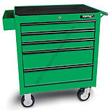 Візок з інструментом 5 секцій 157 од. Toptul GCAJ0006 (Тайвань), фото 3