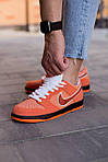 Чоловічі кросівки Concepts x Nike SB Dunk Low Orange Lobster (жовтогарячі) яскраві модні демі кеди М0788 top, фото 3