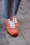 Чоловічі кросівки Concepts x Nike SB Dunk Low Orange Lobster (жовтогарячі) яскраві модні демі кеди М0788 top, фото 6