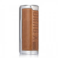 Мод VOO POO Drag X Plus 100W original Boxmod (Silver Retro Brown)