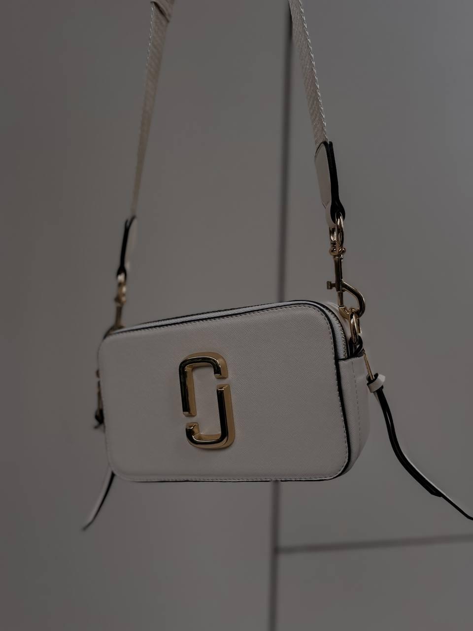 Жіноча подарункора сумка клатч Marc Jacobs Logo light beige (бежева) арт 4062 модна гарна для дівчини top