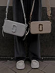 Жіноча подарункора сумка клатч Marc Jacobs Logo light beige (бежева) арт 4062 модна гарна для дівчини top, фото 9