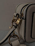 Жіноча подарункора сумка клатч Marc Jacobs Logo light beige (бежева) арт 4062 модна гарна для дівчини top, фото 11