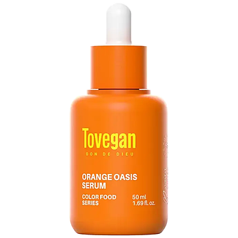 Оновлювальна сироватка з жовтогарячими каротиноїдами Tovegan Orange Oasis Serum 50 мл