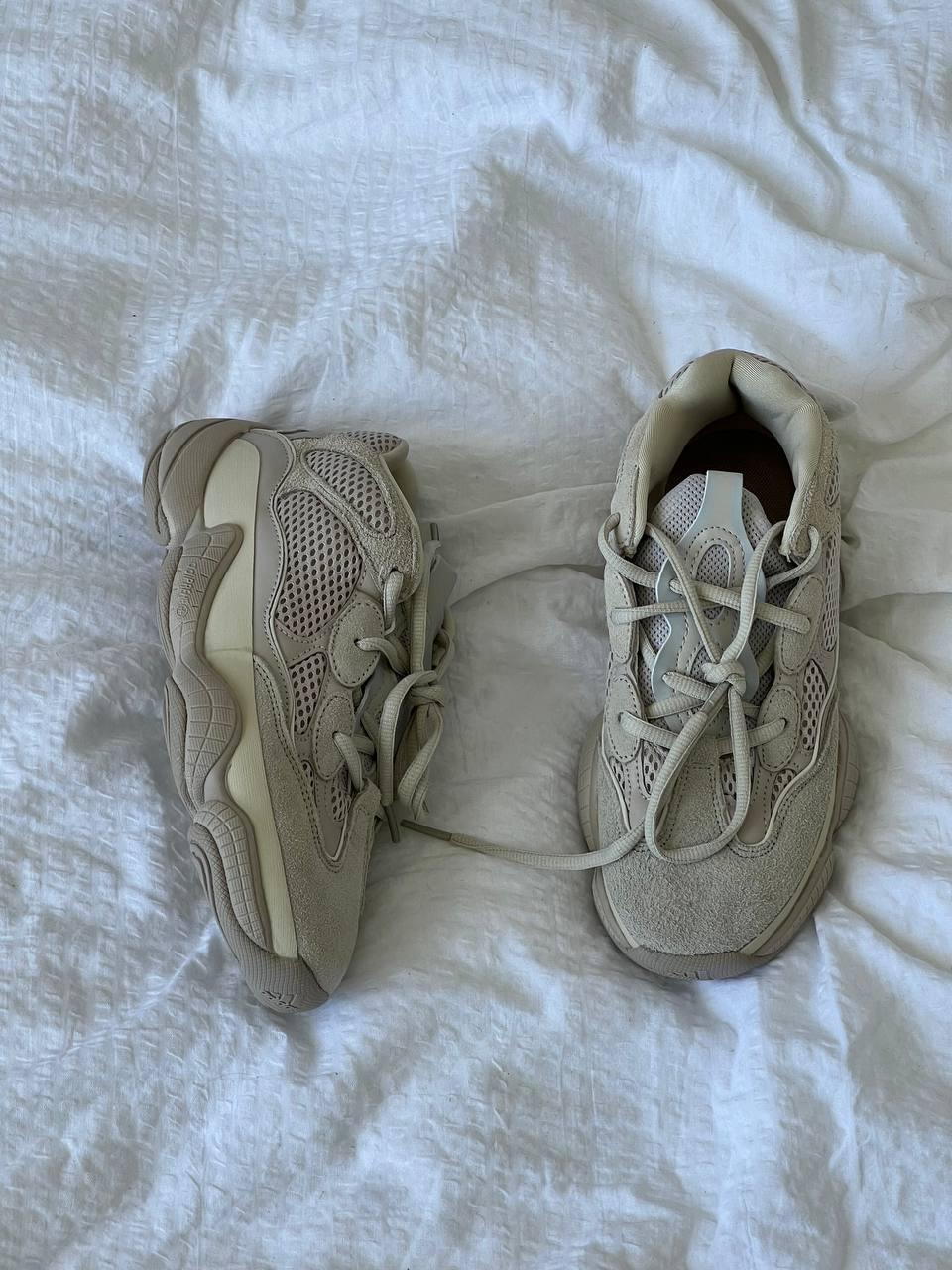 Чоловічі кросівки Adidas Yeezy 500 Blush (сірі) стильні кроси YE016 Адідас топ, фото 1