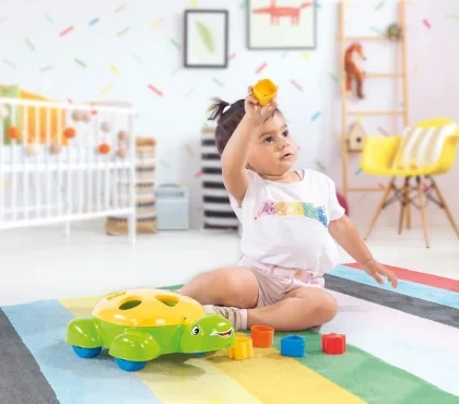 Іграшка сортер ,Каталка-сортер Черепаха, в кор. 13,5*39*25,5см, ТМ Dolu, Туреччина, фото 1