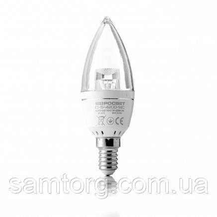 Лампа світлодіодна Евросвет З-5-4200-14С, фото 1