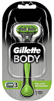 Станок для гоління тіла чоловічий Gillette Body3 з 1 змінною касетою