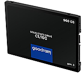 Накопичувач SSD 960GB GOODRAM CL100 GEN.3 2.5" SATAIII 3D TLC (SSDPR-CL100-960-G3)