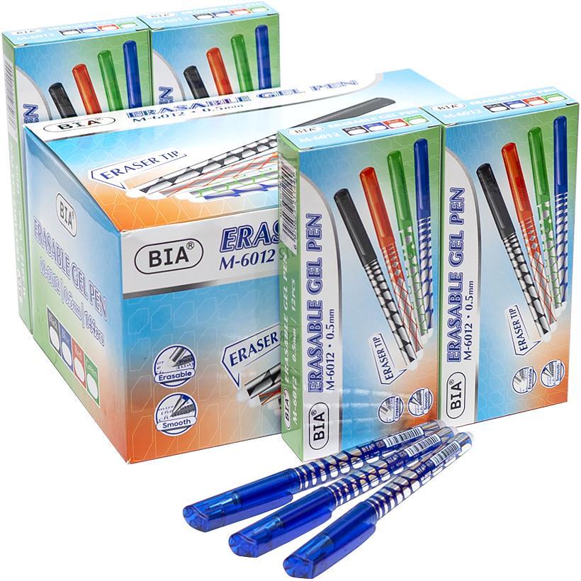 Ручка пиши-стирай гелева синя 0,5 мм M-6012