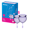 Менструальна чаша для критичних днів — набір Satisfyer Feel Good (lila), 15 мл і 20 мл, фото 10