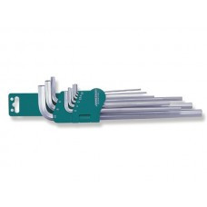 Комплект кутових шестигранників EXTRA LONG 1,5-10мм,10 пр. S2 мат. H03SM109S (Jonnesway, Тайвань), фото 1