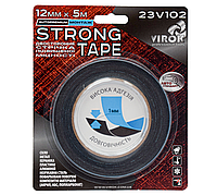Стрічка автомобільна 2-стороння VIROK Strong Tape; 12 мм х 5 м [10] Baumar - Знак Качества