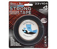 Стрічка автомобільна 2-стороння VIROK Strong Tape; 19 мм х 5 м [10] Baumar - Знак Качества