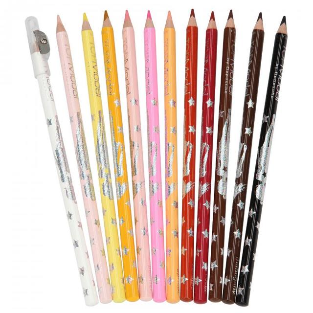 Набір кольорових олівців з точилкою Top Model 12 шт 5678