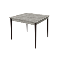 Обеденный стол на деревянных ножках в цвете венге МОНО квадрат ф-ка Неман 880*880*750 мм