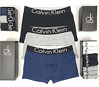 Трусы и носки набор Кельвин Кляйн Мужское нижнее белье трусы боксеры и короткие носки 3шт и 9 пар Calvin Klein