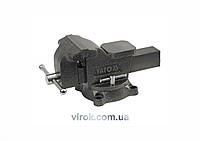 Тиски поворотные слесарные профессиональные 100 мм YATO YT-6501 Baumar - Знак Качества