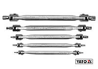 Набір ключів TORX шарнірних двосторонніх T15-T60 5 ел YATO YT-05320  Baumar - Знак Якості
