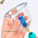 Масажні вакуумні банки набір для хіджами Hijama Jars 12 шт., фото 6