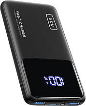 Б/У павер банк, Портативний зарядний пристрій INIU, швидка зарядка 10000mAh USB C вхід/вихід power bank,