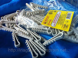 Дюбель-ялинка до 6 мм для круглого кабелю/проводу 