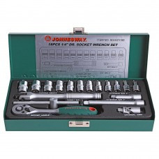 Набір торцевих головок 1/4"DR 4-13 мм, 18 предметів S04H2118S (Jonnesway, Тайвань), фото 1