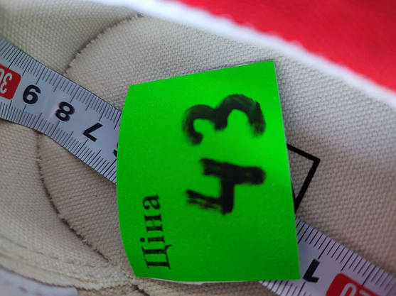 Кеди сліпони Vans Authentic RED МУЖСКІ унісекс мокасини КРАСНІ 2023, фото 6