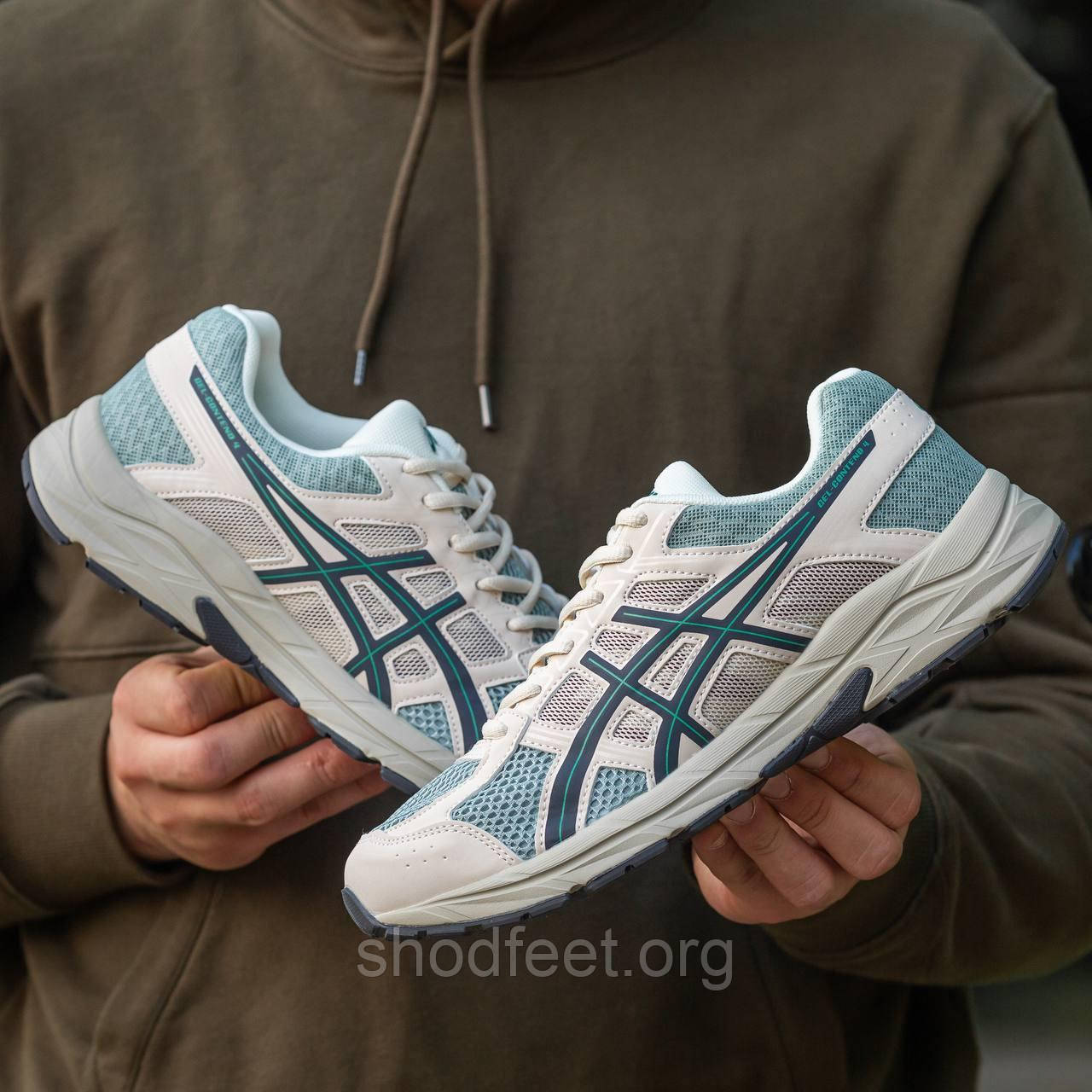 Кросівки чоловічі Asics Gel-Contend 4 Marathon Running Mint, фото 1