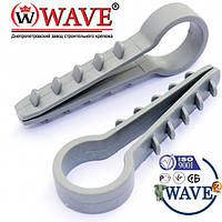 Дюбель-ялинка до 14 мм для круглого кабелю/проводу 