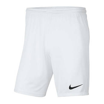 Дитячі шорти NIKE PARK III BV6865-100, Білий, Розмір (EU) — 152 cm