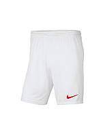 Детские шорты NIKE PARK III BV6865-103, Белый, Размер (EU) - 152cm