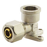 Фітинг кут установковий металопластику 90 16-1/2" внутрішня Fado, фото 3