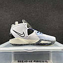 Eur40-46 Nike Kyrie 8 Баскетбольні кросівки Кайрі білі, фото 2