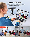 Новий Вебкамера DEPSTECH з мікрофоном, вебкамера, фото 4