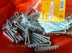 Дюбель-хомут-ялинка 6х3 для плоского кабелю або дроту 