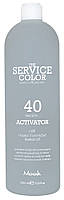 NOOK THE SERVICE COLOR Окислитель с органическим маслом баобаба для окрашивания волос 40 VOL 12% 1000 мл