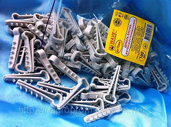 Дюбель-хомут-ялинка 10х5 для плоского кабелю або дроту 