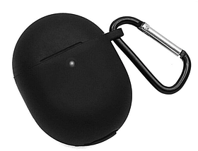 Силіконовий чохол із карабіном для Google Pixel Buds Pro чорний, фото 2