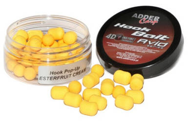 Плавальні бойли Adder Carp Hook Boilies Avid Pop-Up 10 мм / 90 мл Ester Fruit Cream / Фруктовий Крем 