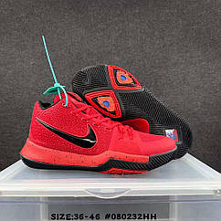 Eur36-46 Nike Kyrie 3 University Red червоні чоловічі жіночі баскетбольні кросівки