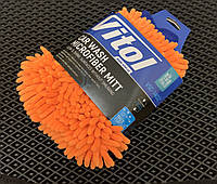 Губка-перчатка для мытья авто микрофибра VSC-1402 25*18 cm