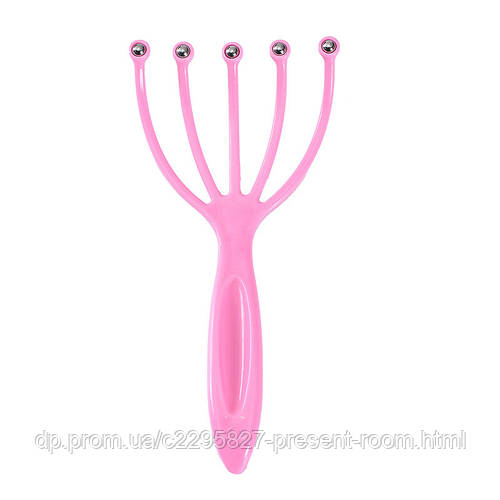 Точечный массажер для головы Мурашка 10357 19х9 см розовый c (ID ...