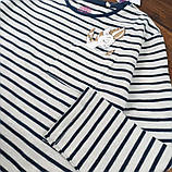 Смугастий бавовняний реглан на дівчинку з Поні Розмір 98, фото 6